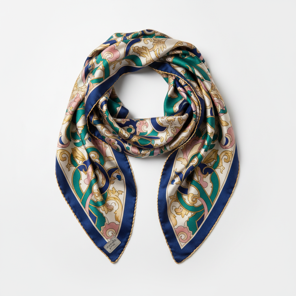 Foulard Soie Élégant Femme Mavero