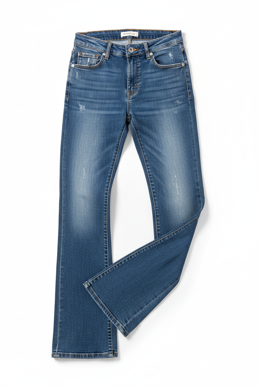 Jean Bootcut Décontracté Femme