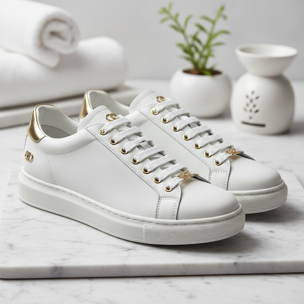 Sneakers Luxe Blanc - Mavero