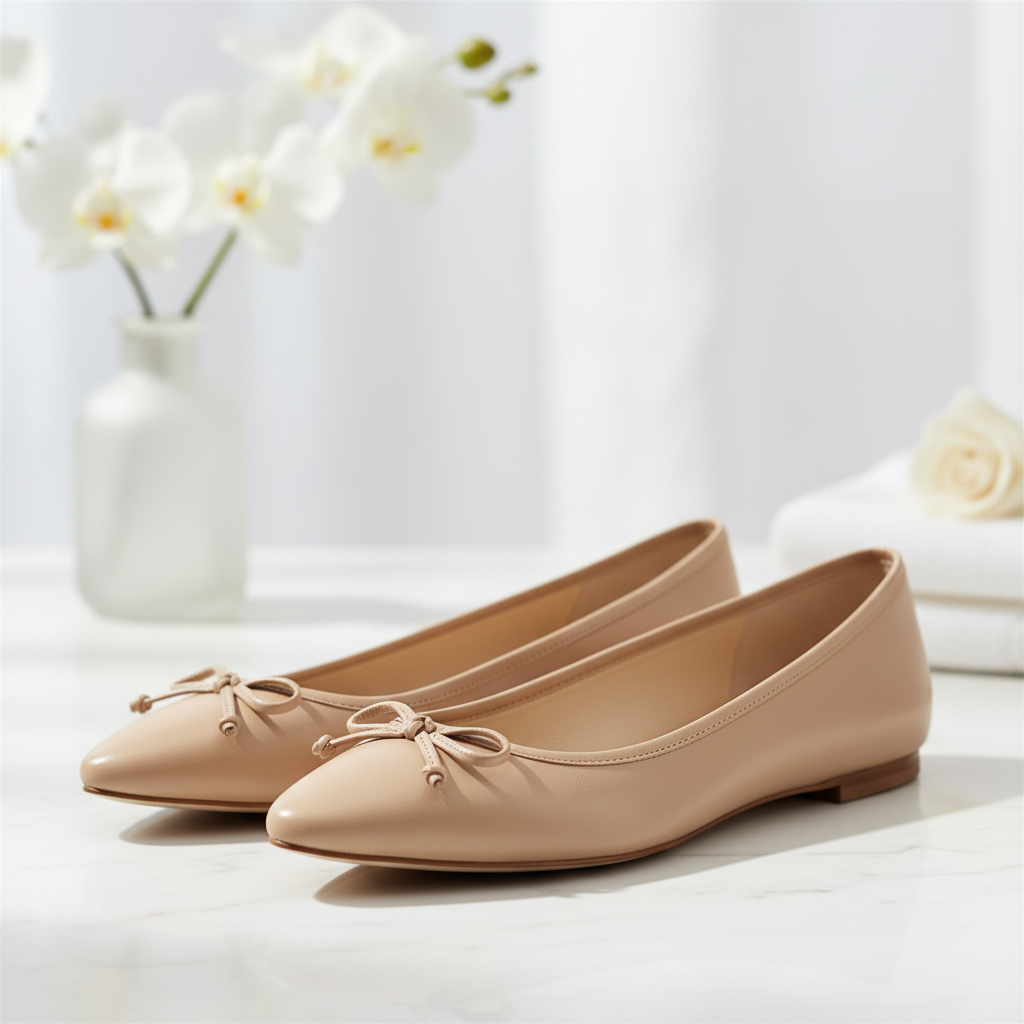 Ballerines Luxe Nude - Mavero