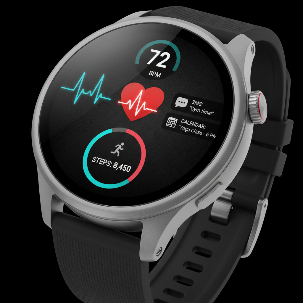 Montre Fitness - Interface