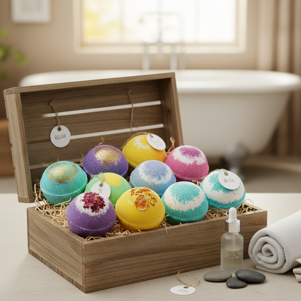 Set de bombes de bain effervescentes