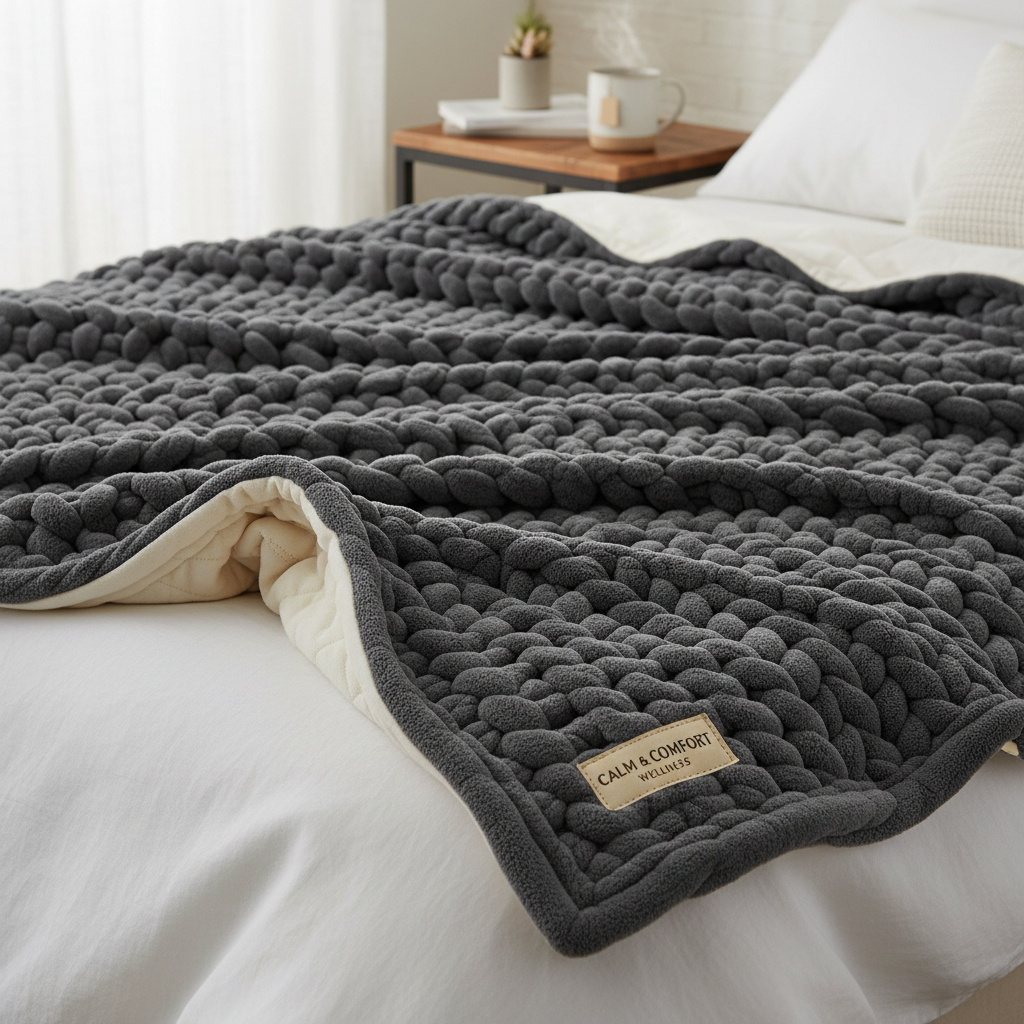 Couverture lestée thérapeutique pour sommeil
