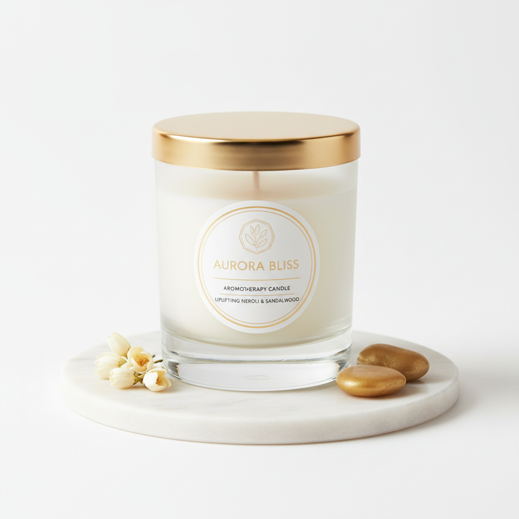 Bougie Aromathérapie Lavande Mavero