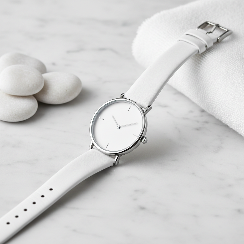 Montre Minimaliste Blanc - Mavero