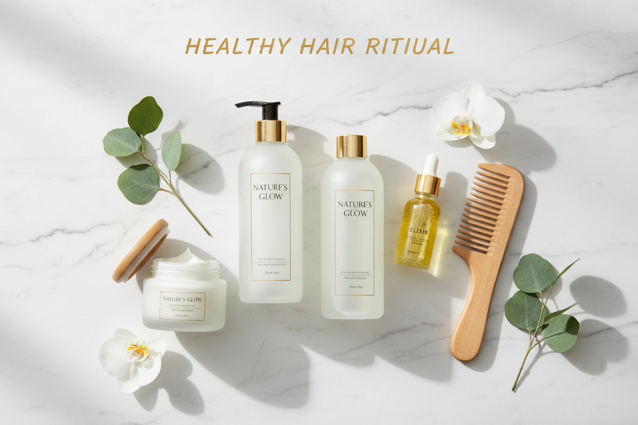 Routine Cheveux Saine