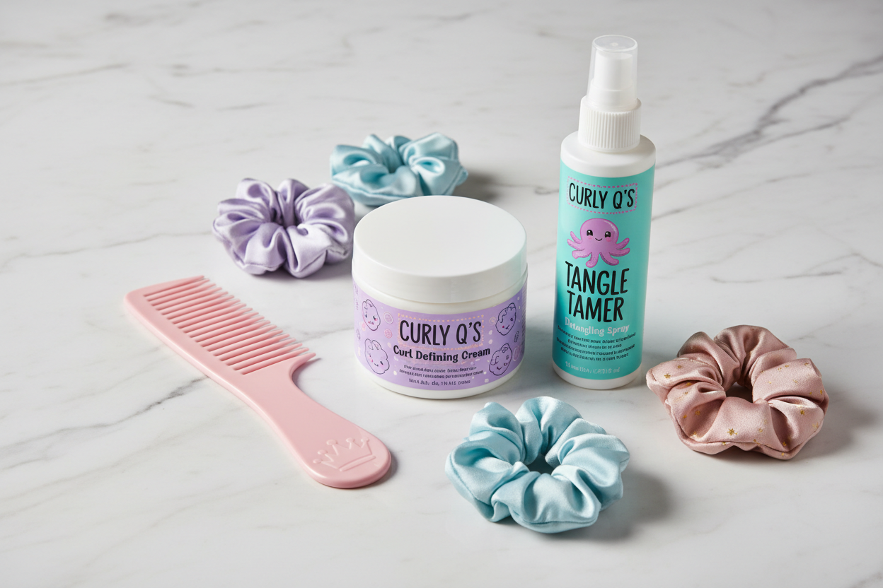 Soins Cheveux Frisés Jeunes Filles