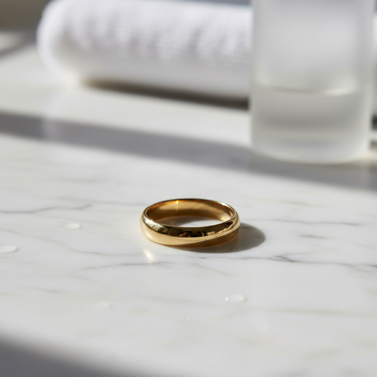 Bague Dorée Minimaliste