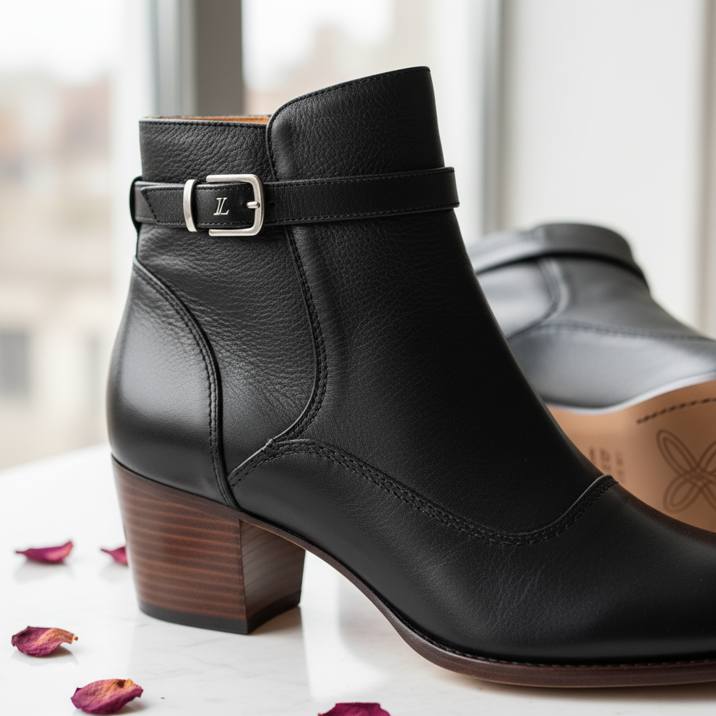 Détails cuir premium