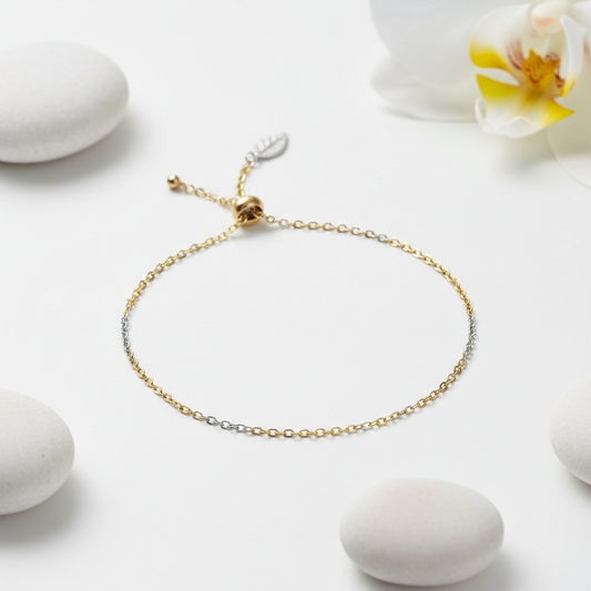 Bracelet chaîne délicat pour femme - minimaliste et élégant