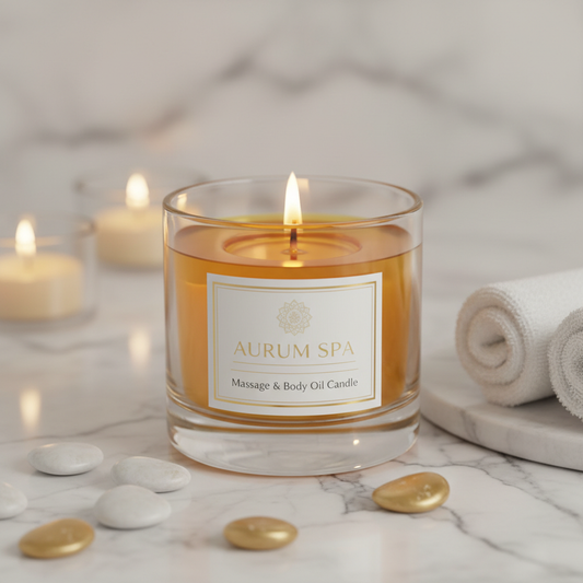Bougie de Massage Parfumée Mavero Beauty