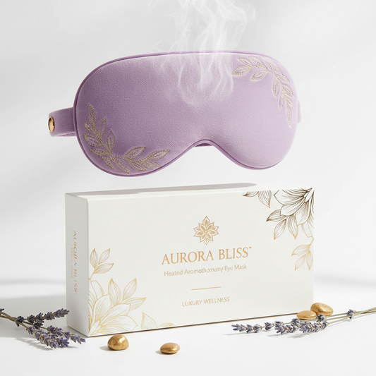 Masque Yeux Chauffant Aromathérapie Lavande Mavero Beauty
