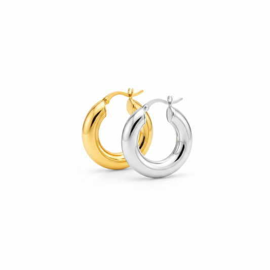 Boucles d'oreilles créoles pour femme - classiques et élégantes