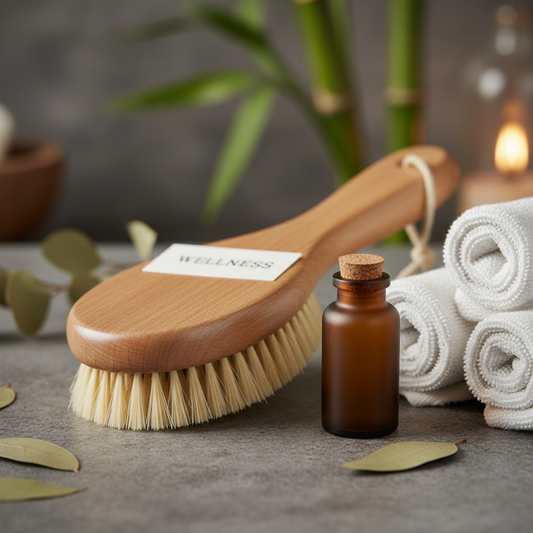 Brosse de massage corporel pour exfoliation