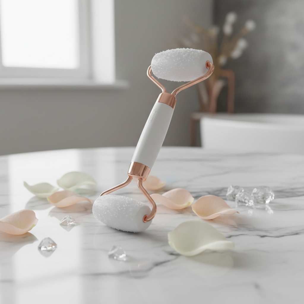 Ice roller visage premium pour cryothérapie faciale