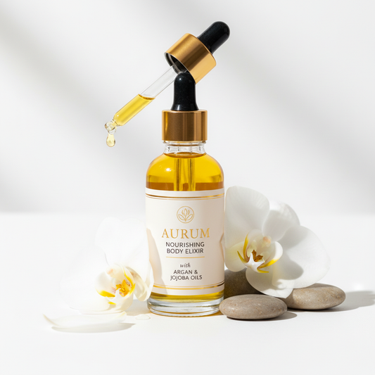 Huile corporelle nourrissante luxe - peau soyeuse et éclatante