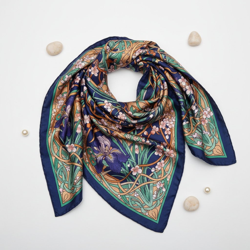 Foulard en soie pour femme - luxueux et élégant