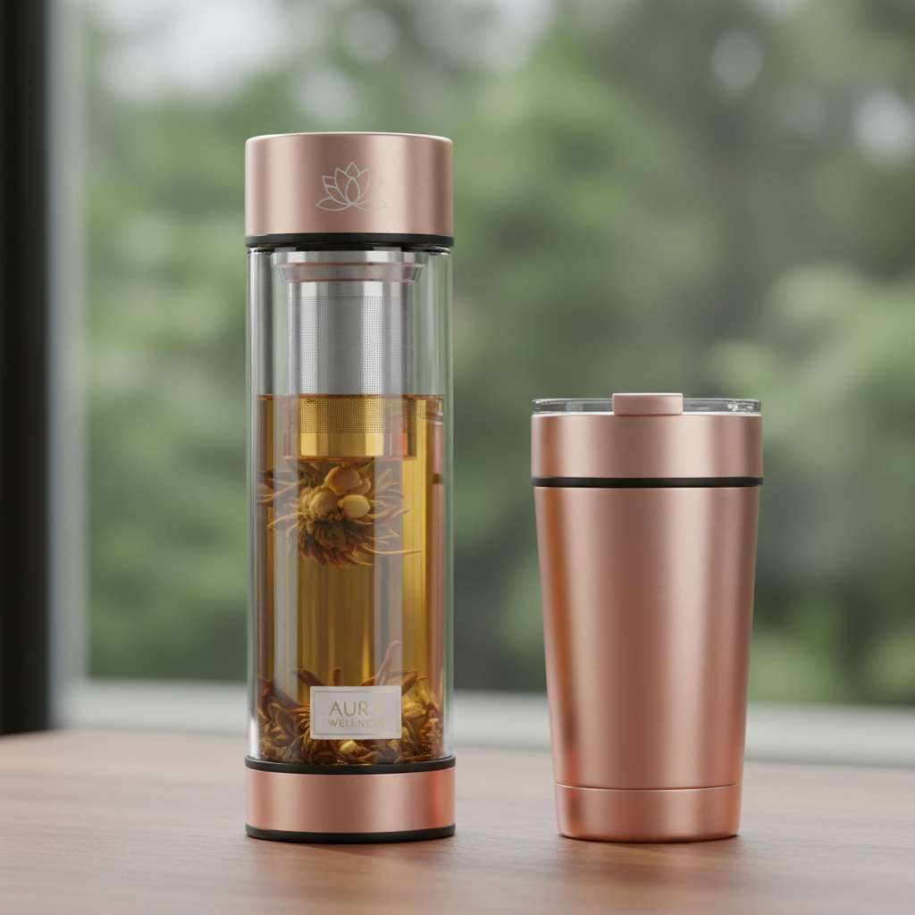 Infuseur à thé en verre premium