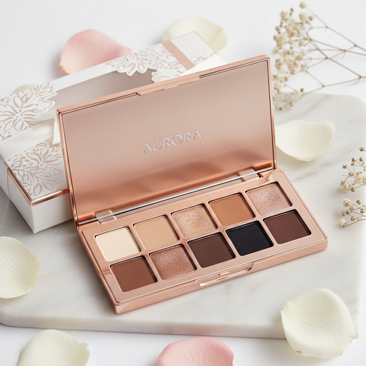Palette fards à paupières nude et smoky