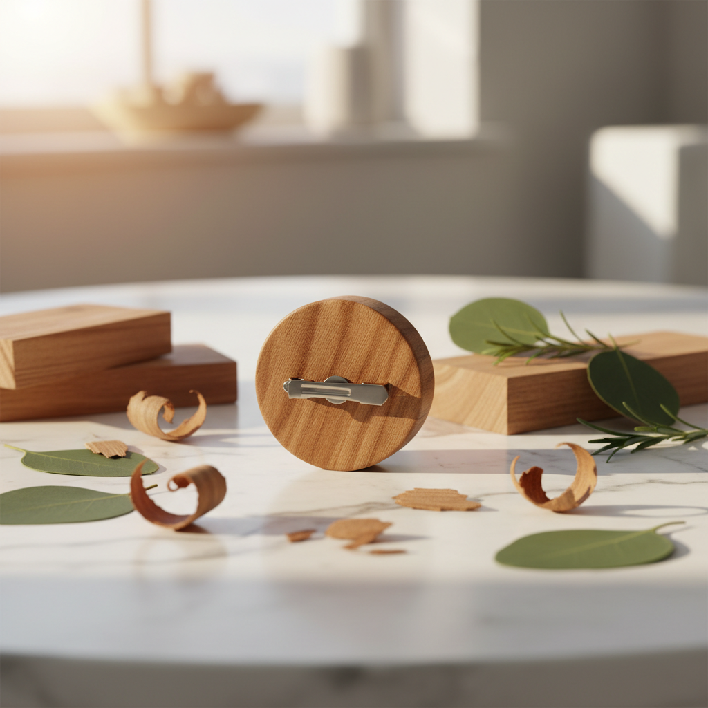 Diffuseur Voiture Bois Cèdre Huile Essentielle - Mavero
