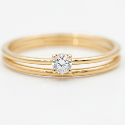 Détail diamant étincelant