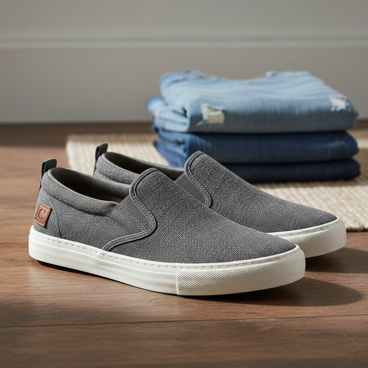 Baskets slip-on pratiques et confortables