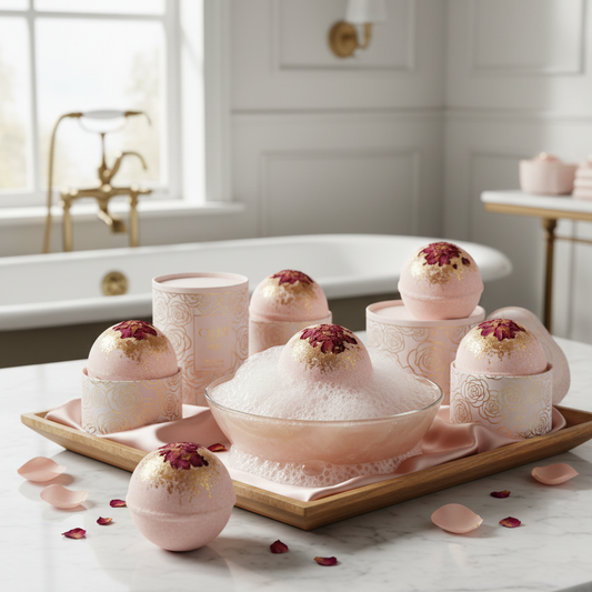 Bombes de Bain Effervescentes Luxe Set de 6 – Mavero