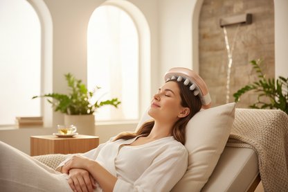 Masseur de Tête en utilisation - Relaxation