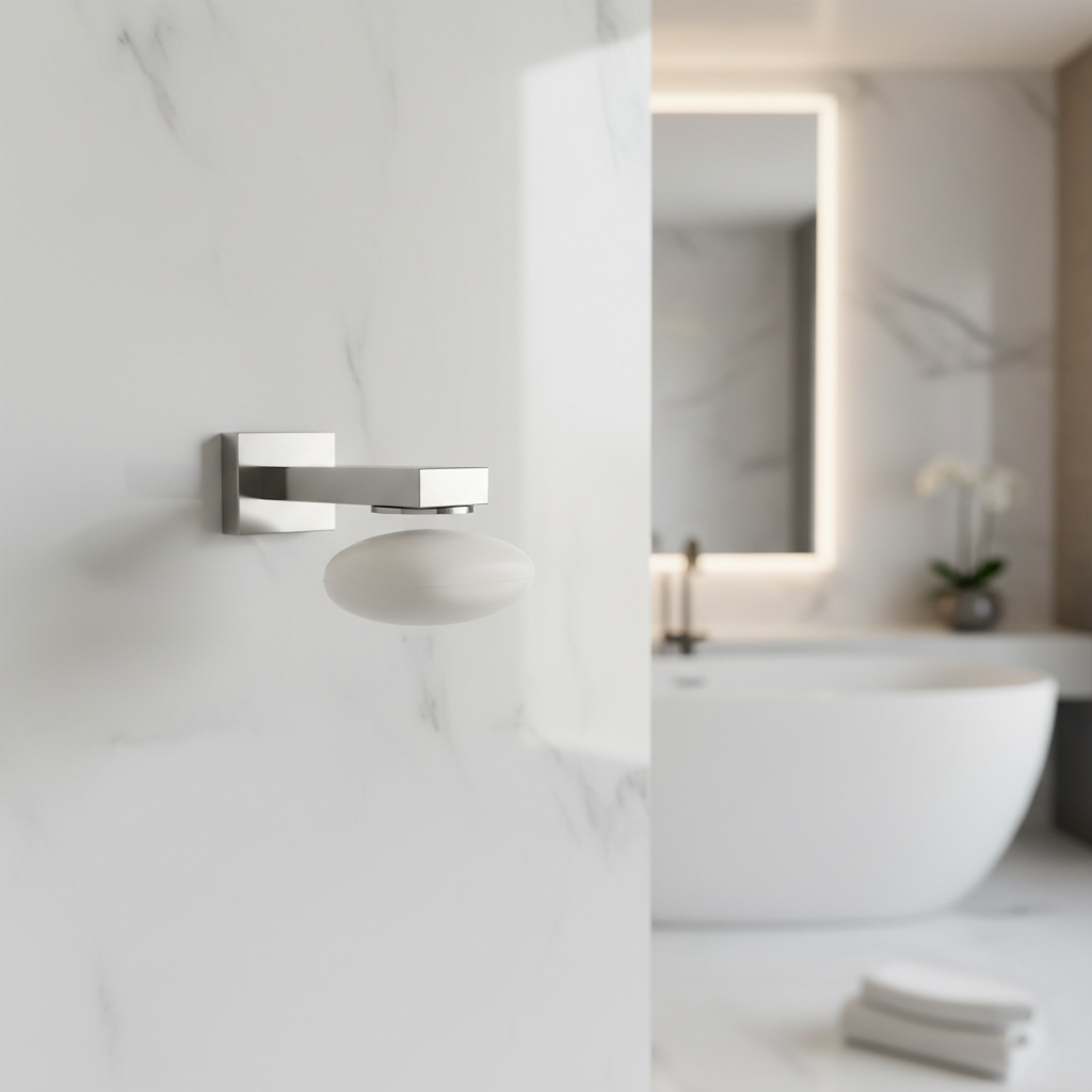 Porte-Savon Magnétique Mural Acier Inox - Mavero