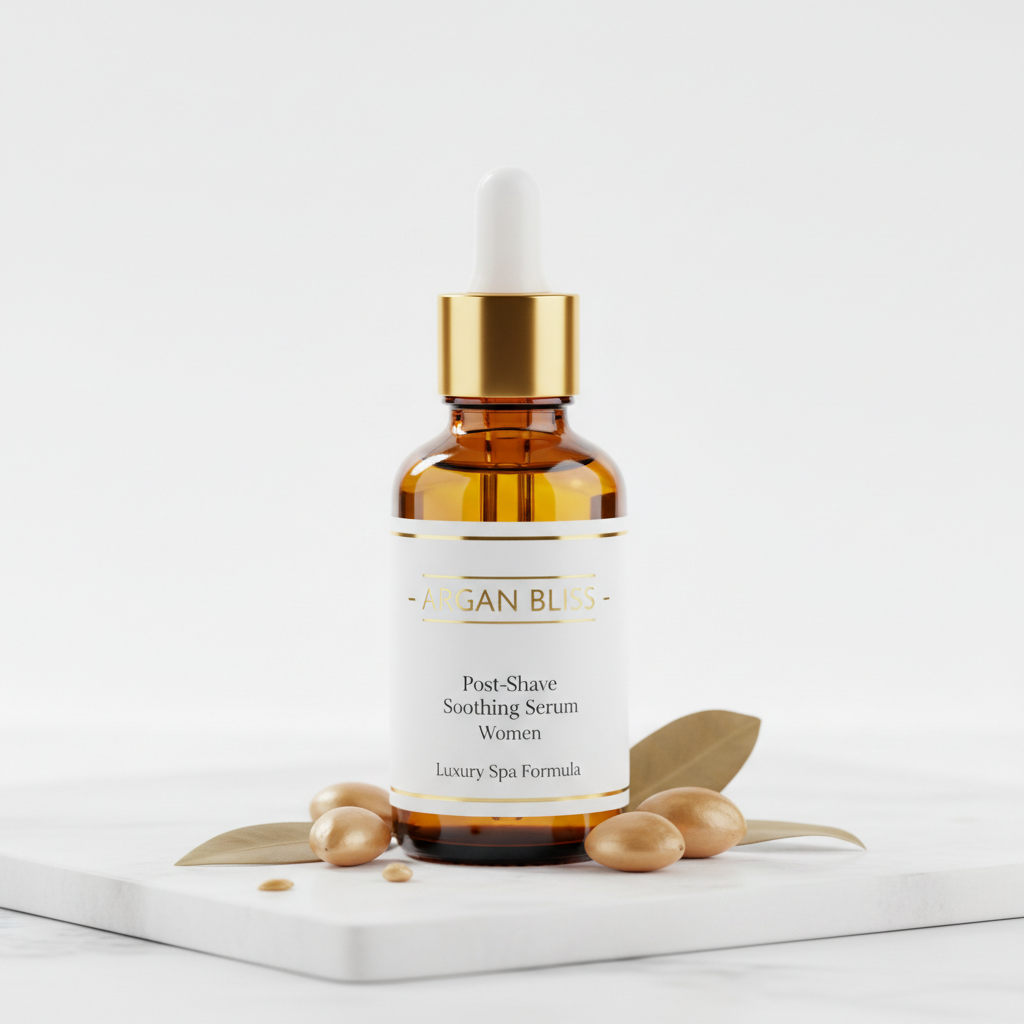 Huile apaisante post-rasage à l'argan