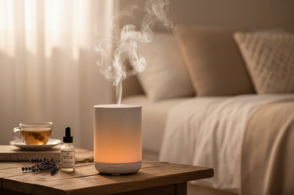 Humidificateur en utilisation
