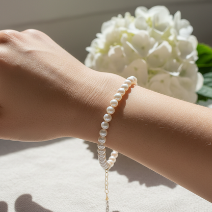 Bracelet perles porté