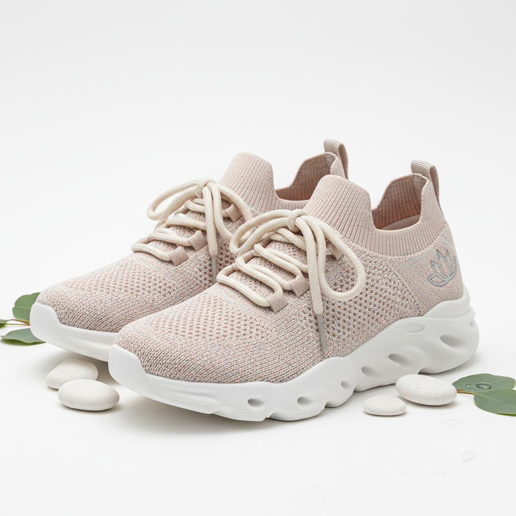 Baskets tricotées pour femme - respirantes et confortables