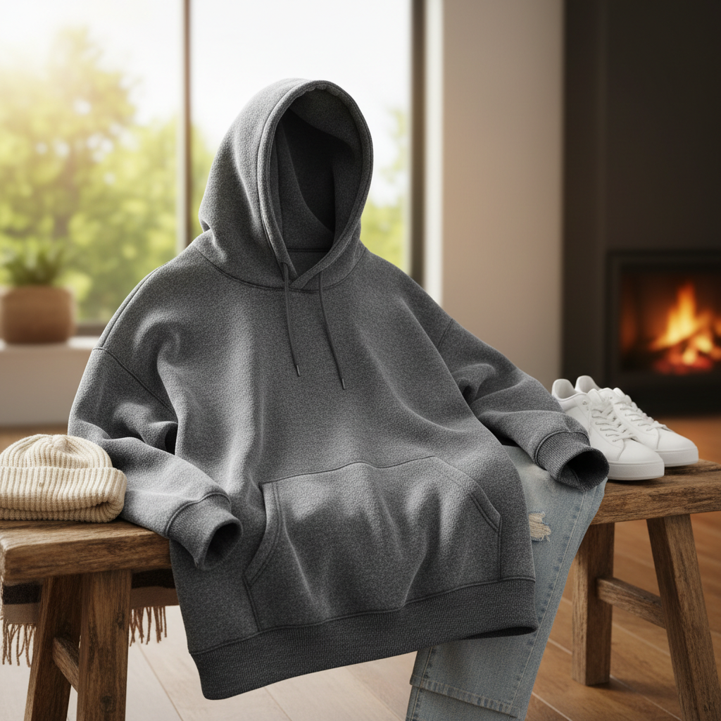 Sweat à capuche confortable et doux pour femme