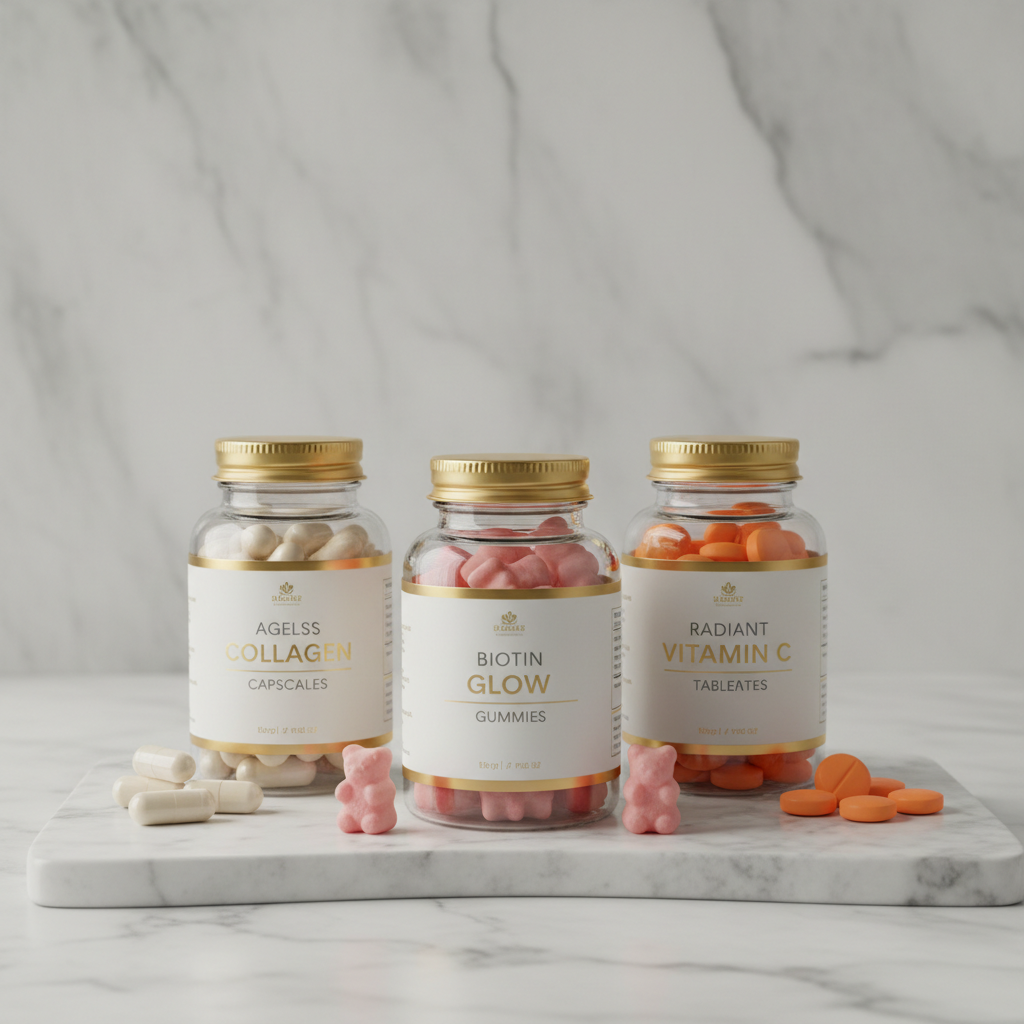 Complexe Beauté Femme Biotine Collagène Vitamine C Mavero Beauty