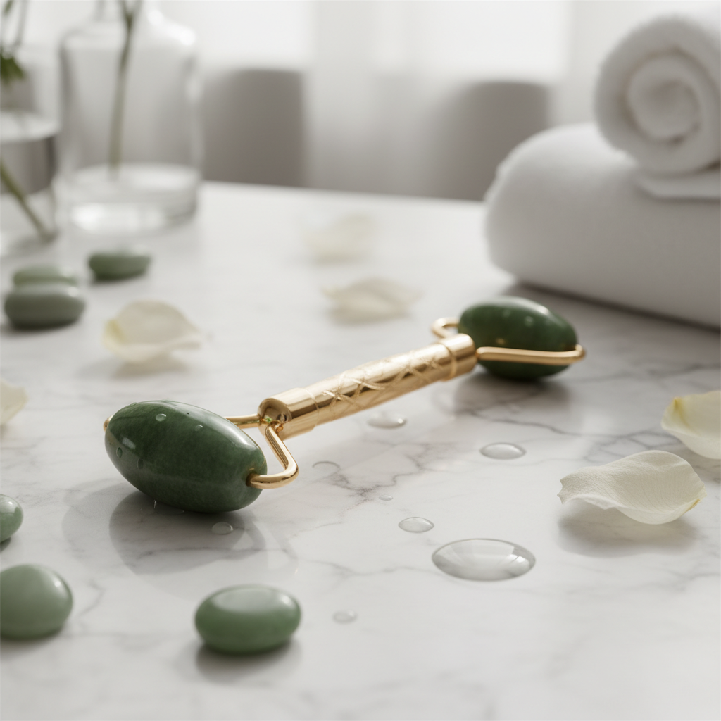 Rouleau de Jade Visage & Cou Mavero Beauty