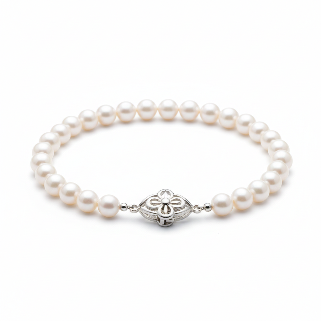 Bracelet perles eau douce classique