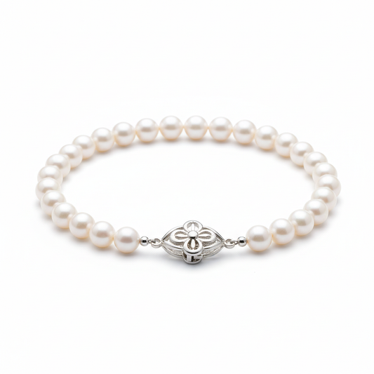 Bracelet perles eau douce classique