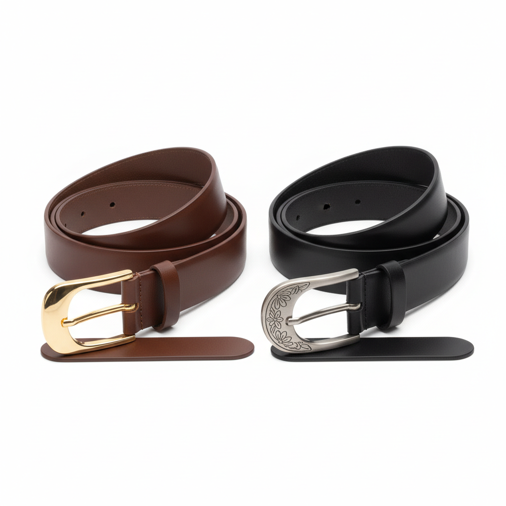 Ceinture en cuir pour femme - classique et élégante