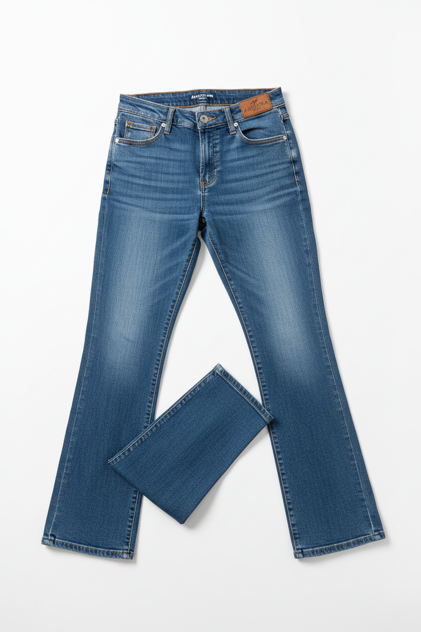 Jean Bootcut Décontracté Femme