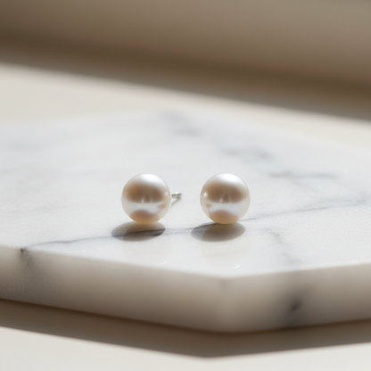 Boucles d'oreilles perles classiques
