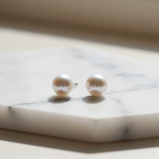 Boucles d'oreilles perles classiques