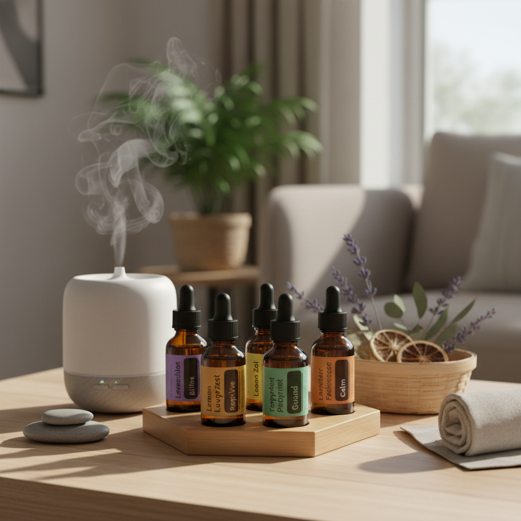 Set d'huiles essentielles pures pour aromathérapie
