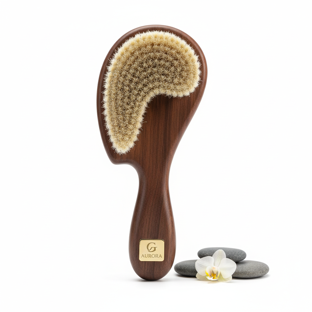 Brosse de Massage Corps Gua Sha Luxe Mavero Beauty