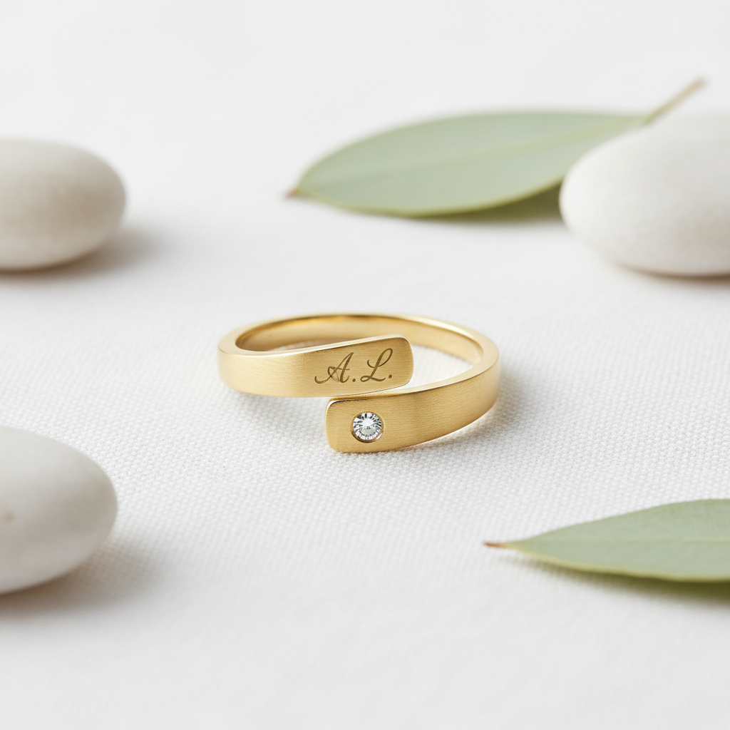 Bague Dorée Personnalisée