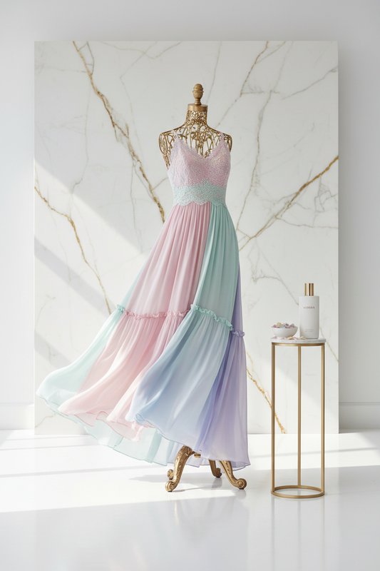Robe d'été fluide élégante Mavero