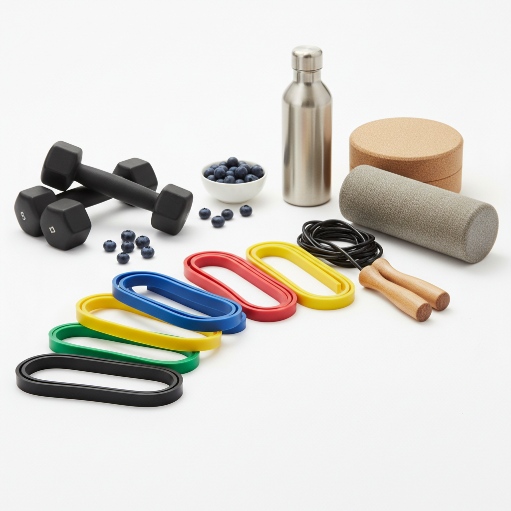 Set de 5 bandes de résistance premium pour fitness et yoga