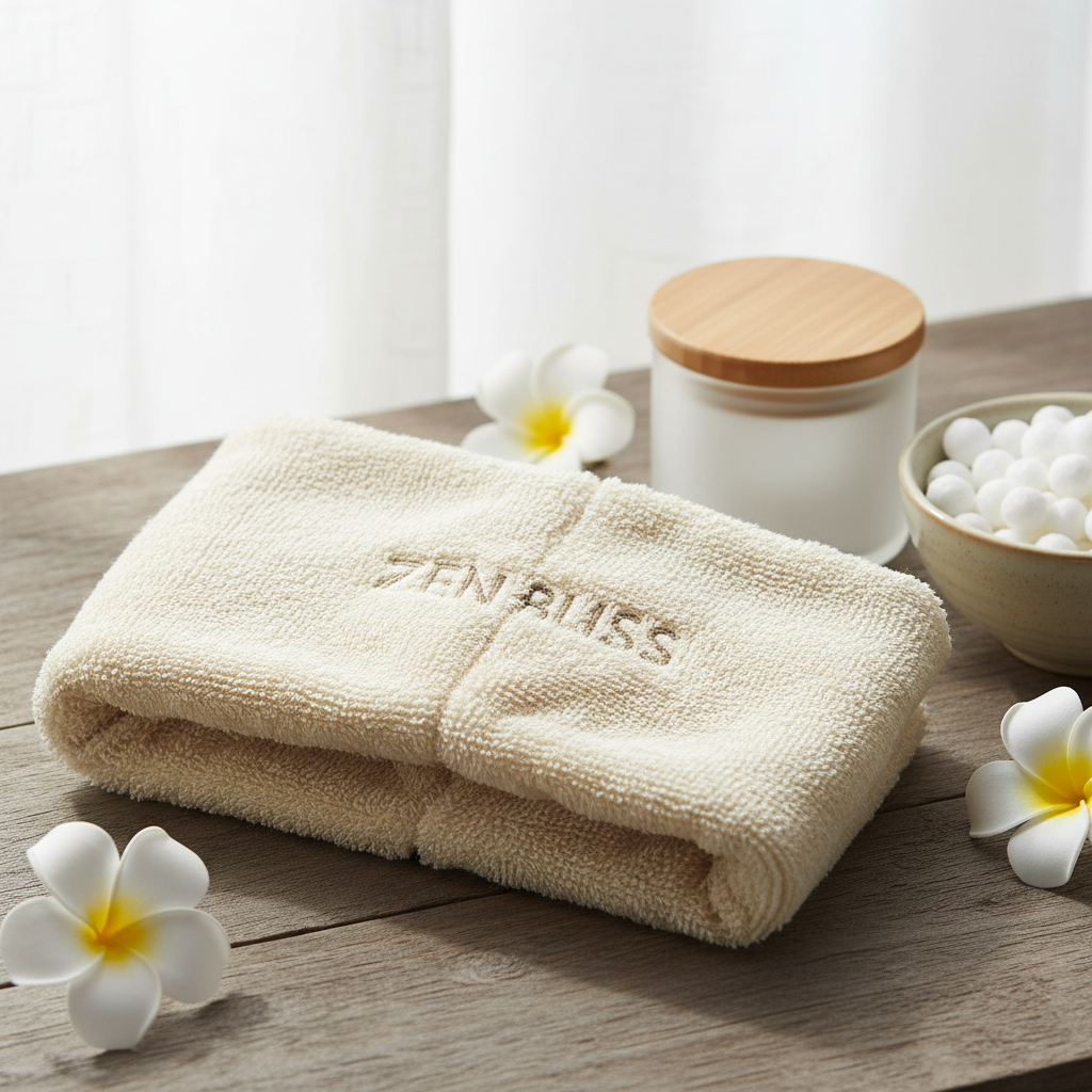 Bandeau spa doux pour cheveux