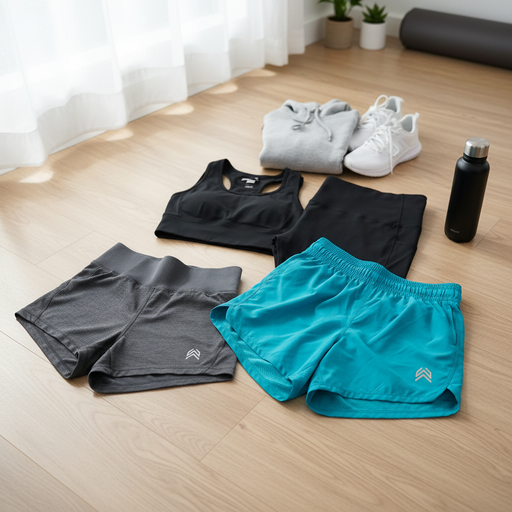 Short de yoga confortable et léger pour femme
