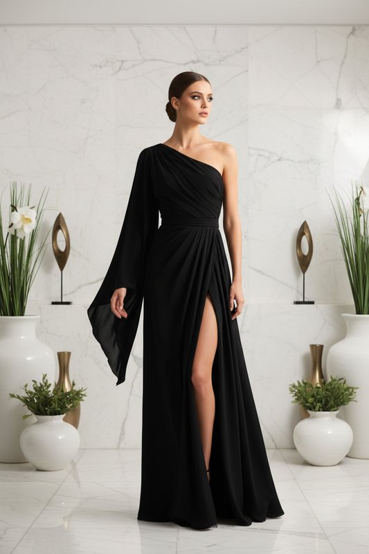 Robe Asymétrique Luxe - Mavero